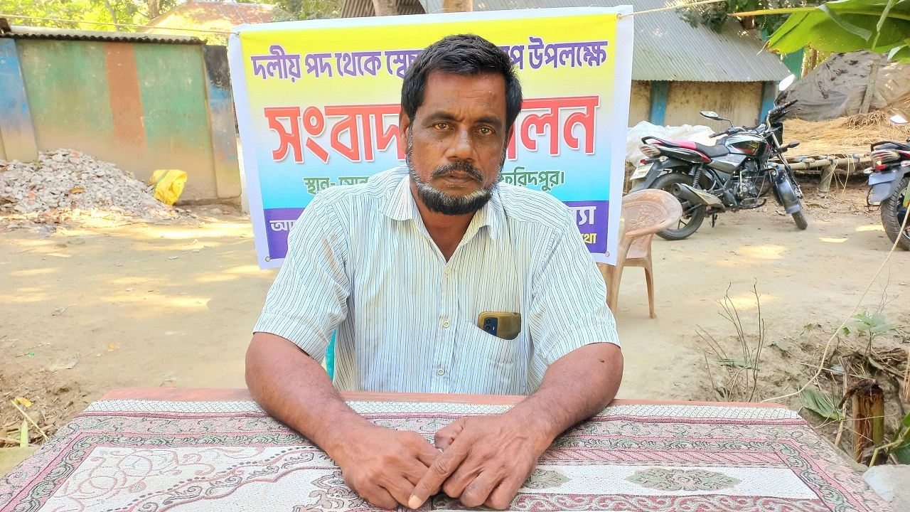 ইউনিয়ন কৃষকলীগের সভাপতি মোঃ শাহজাহান শেখ