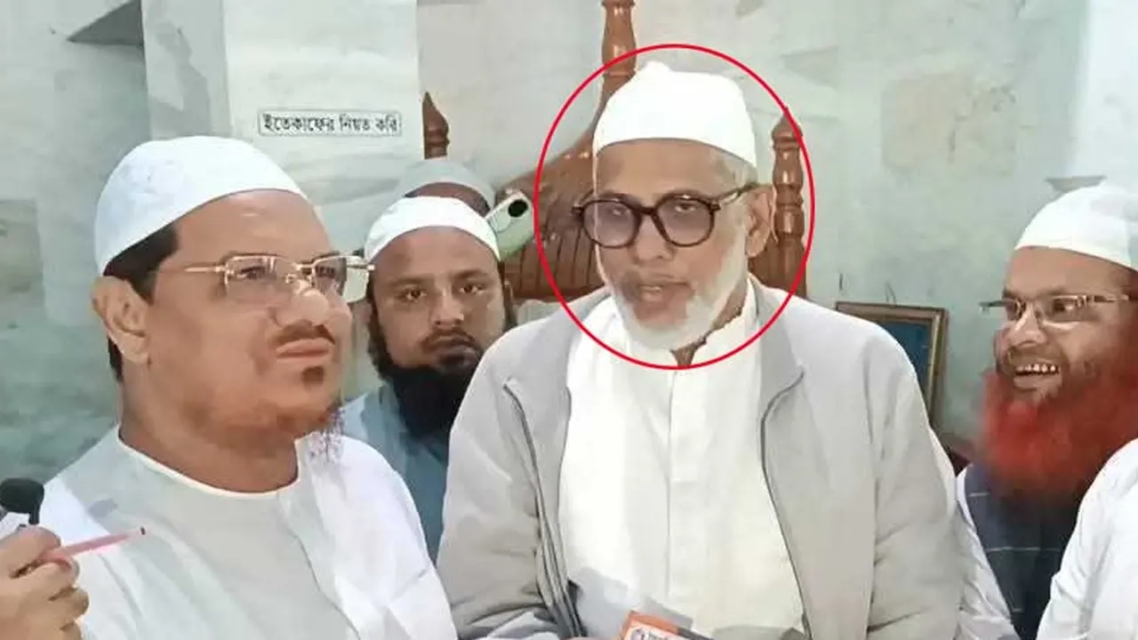 গোল চিহ্নিত স্থানে সাবেক বিএনপি নেতা দৌলতুজ্জামান আনসারী