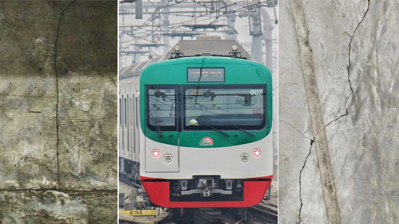 ভূমিকম্পে মেট্রোরেলের ৬ স্টেশনে ফাটল