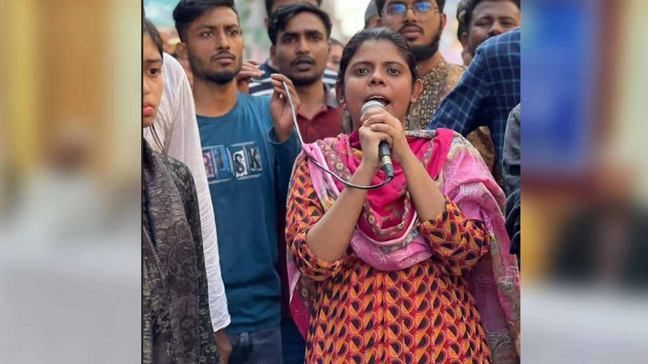 এনসিপির ছাত্র সংগঠন সিনিয়র যুগ্ম সদস্য সচিব সুমাইয়া হাসান পুষ্পীতা