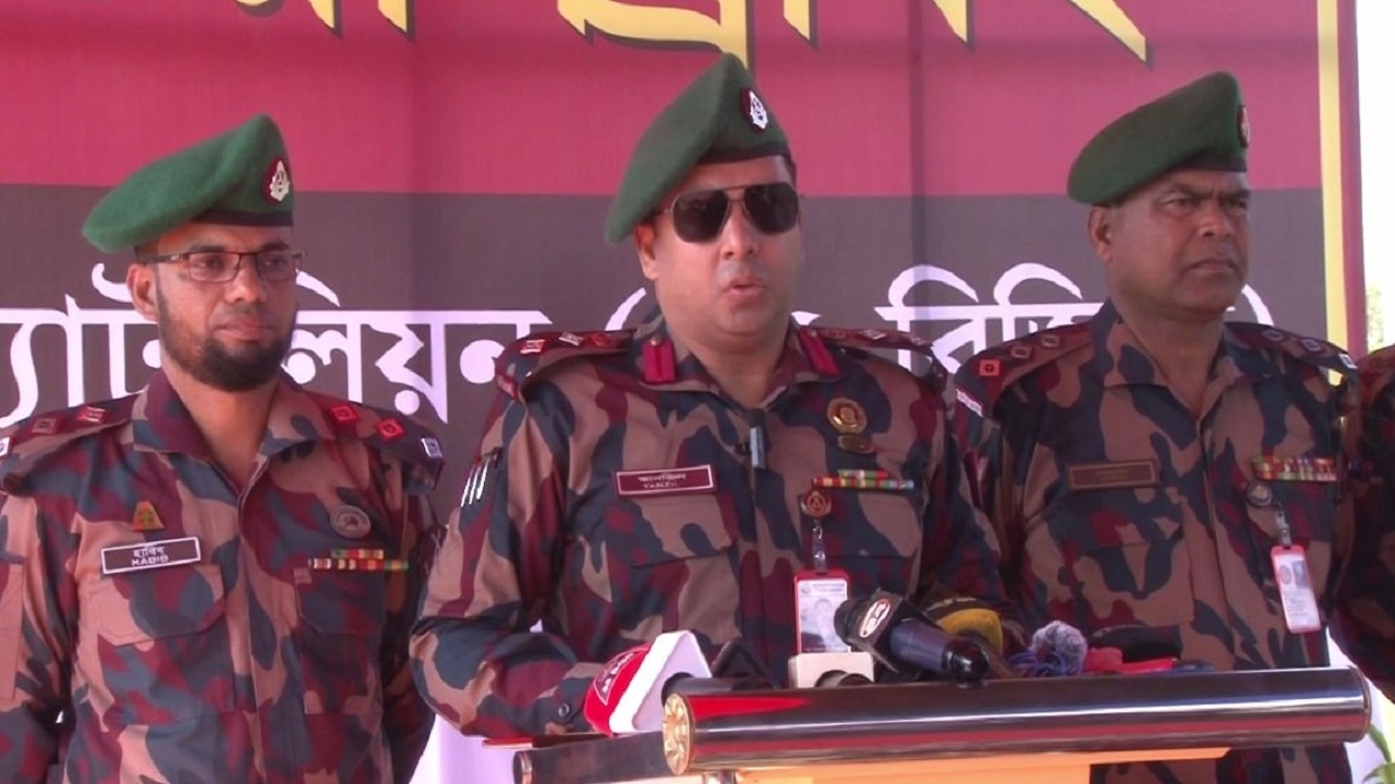 বিজিবির সংবাদ সম্মেলন