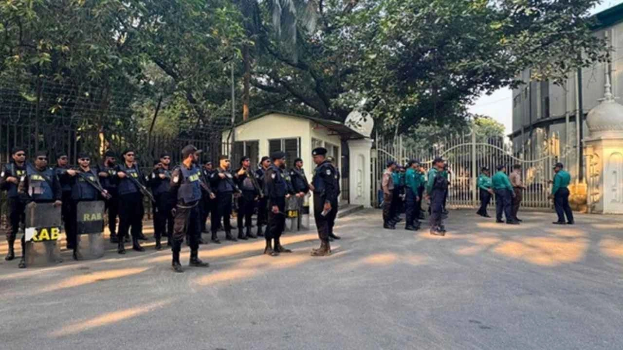 ট্রাইব্যুনালে কড়া নিরাপত্তা