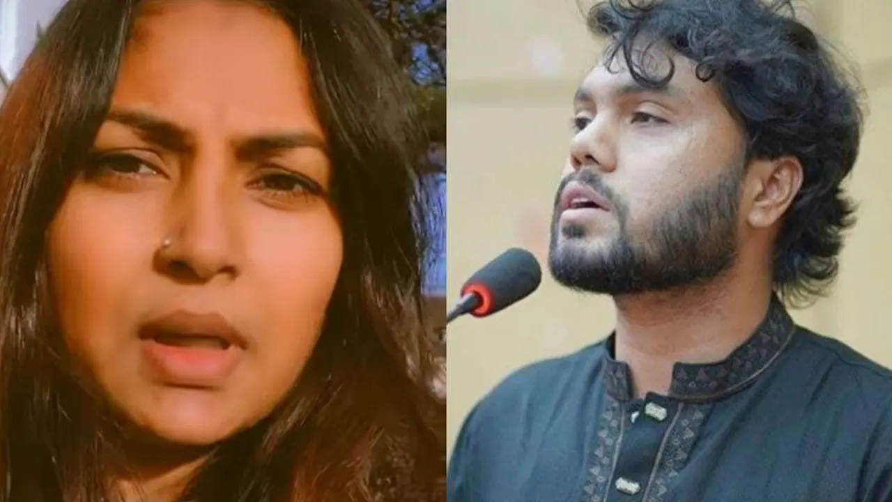 এনসিপি নেত্রী নীলা ইসরাফিল ও শরিফ ওসমান হাদি