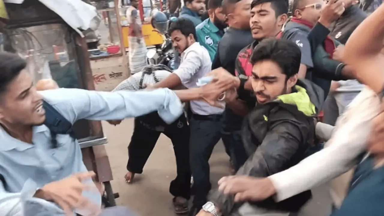 হামলার সময় তোলা ছবি