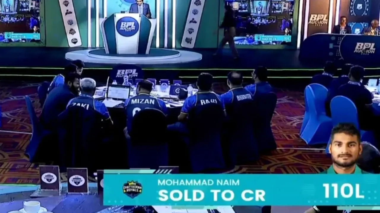 বিপিএল নিলাম: কোটি ছুঁয়ে গেল নাইম, দল মেলেনি মুশফিক–রিয়াদের