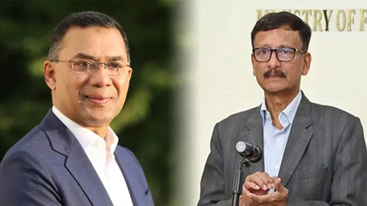 বিএনপি ভারপ্রাপ্ত চেয়ারম্যান তারেক রহমান ও পররাষ্ট্র উপদেষ্টা তৌহিদ হোসেন
