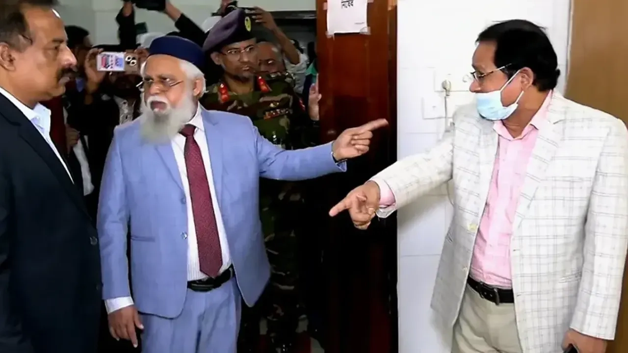 স্বাস্থ্য অধিদপ্তরের মহাপরিচালক (ডিজি) ডা. আবু জাফরের সঙ্গে বাগবিতণ্ডায় জড়িয়ে পড়েন ডা. ধনদেব বর্মন