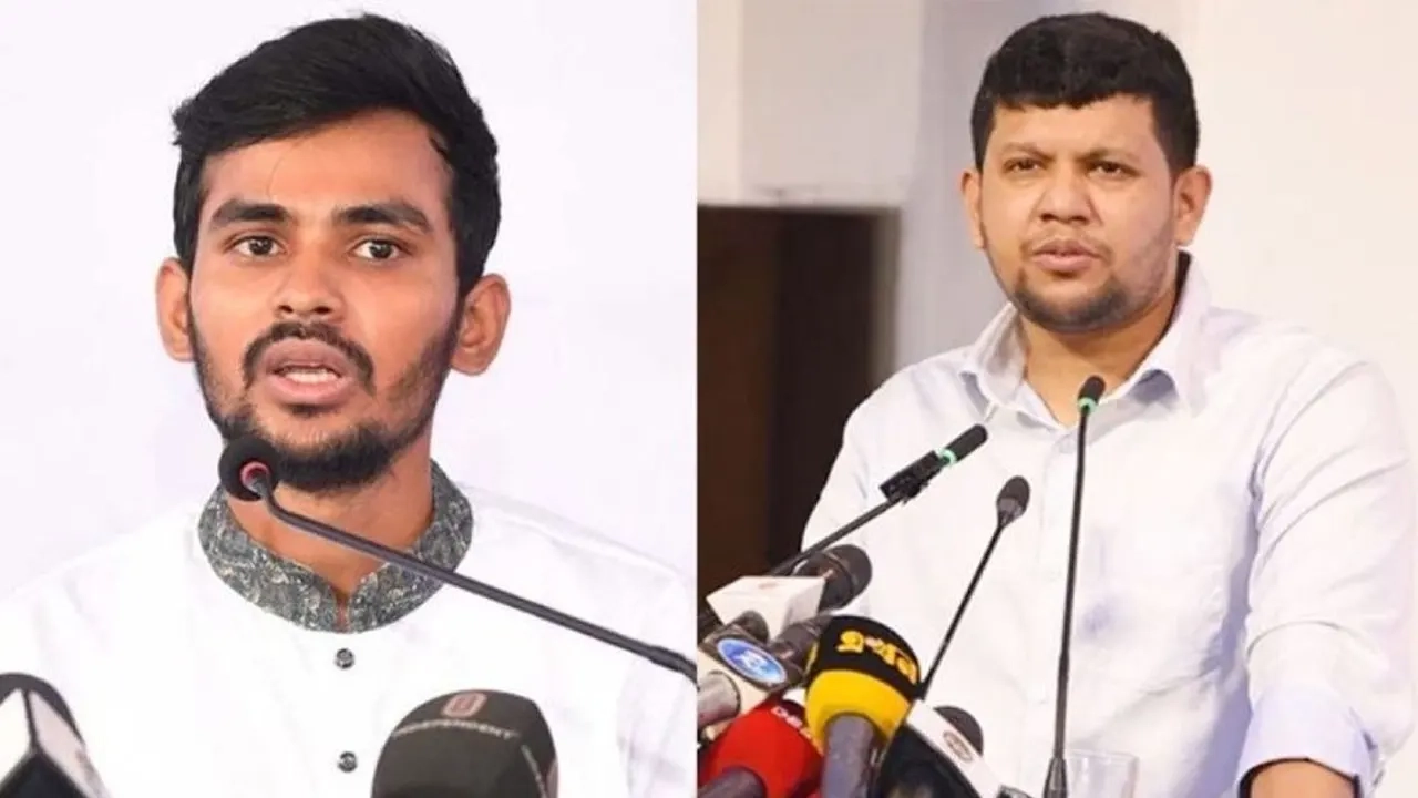 সাবেক উপদেষ্টা আসিফ মাহমুদ ও মাহফুজ আলম