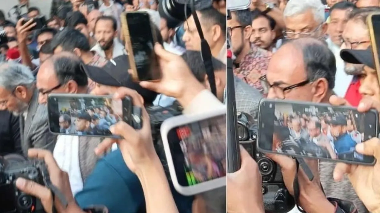 ঢামেকে এসে তোপের মুখে পড়েন মির্জা আব্বাস