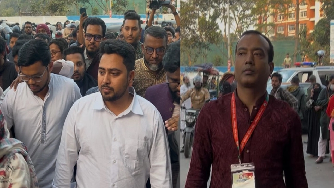 গুলিবিদ্ধ হাদিকে দেখতে ঢামেকে নাহিদ ও রাকিব