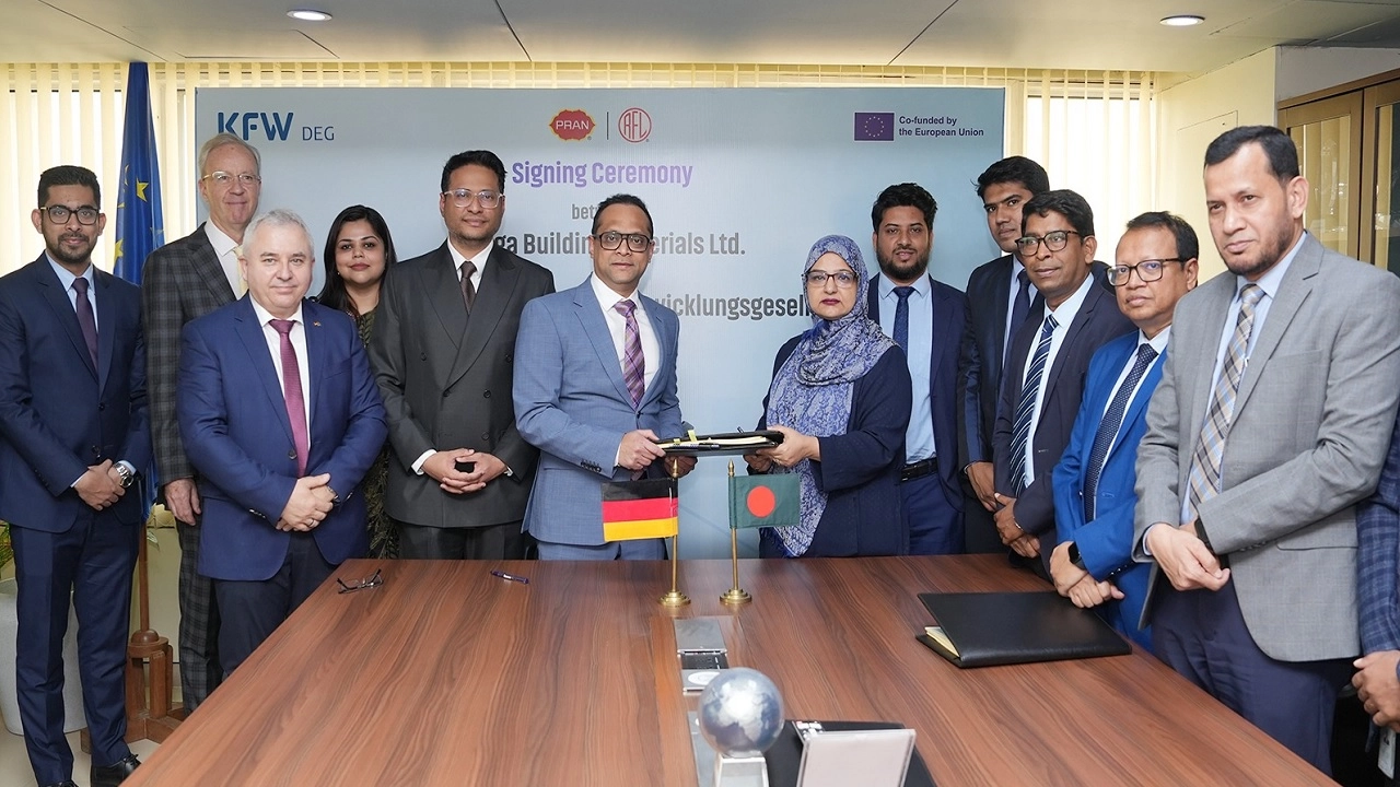 ইইউ গ্যারান্টেড ডিইজি’র ২৫ মিলিয়ন ডলার অর্থায়ন পাচ্ছে প্রাণ-আরএফল গ্রুপ