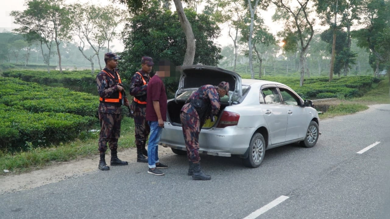 সীমানে বিজিবির চেকপোস্ট