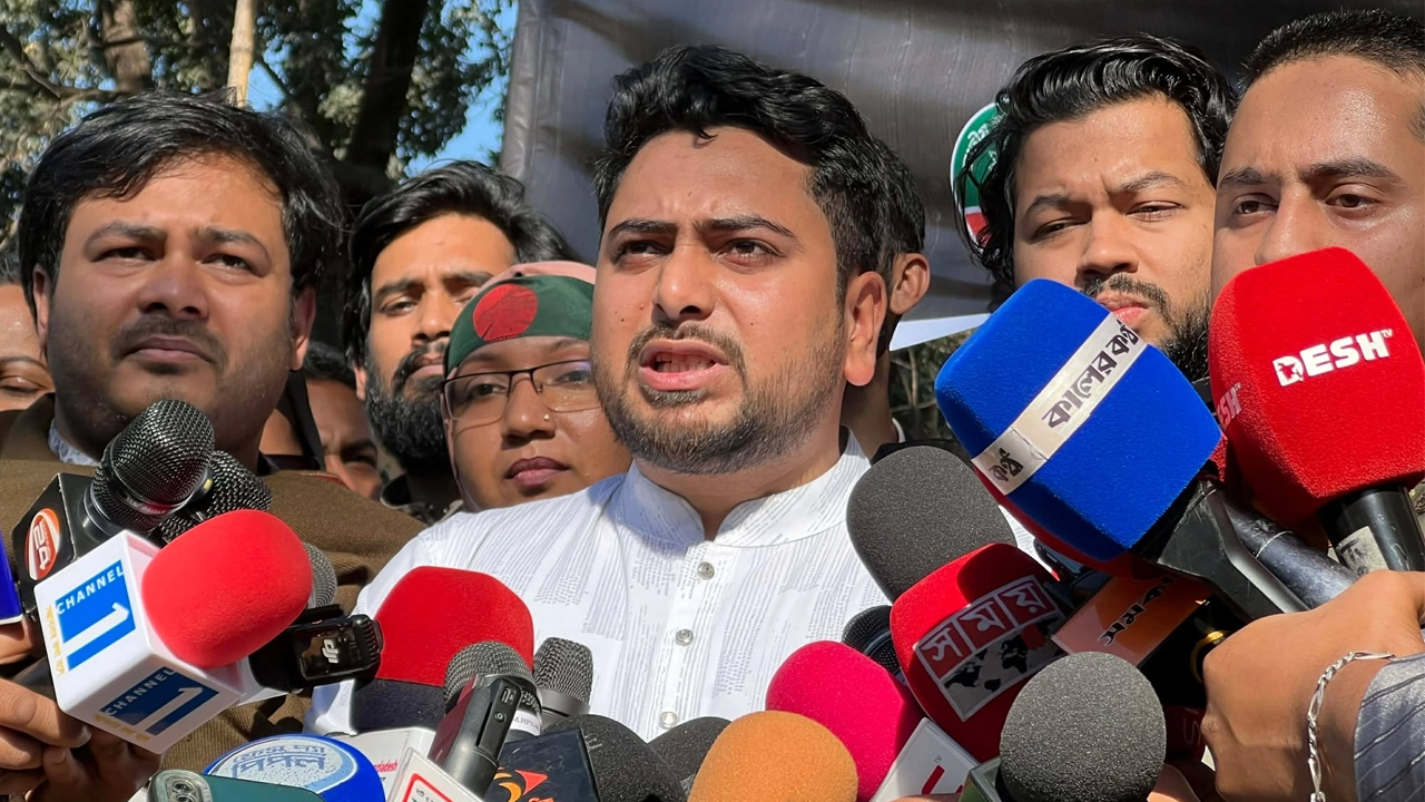 এনসিপির আহ্বায়ক নাহিদ ইসলাম