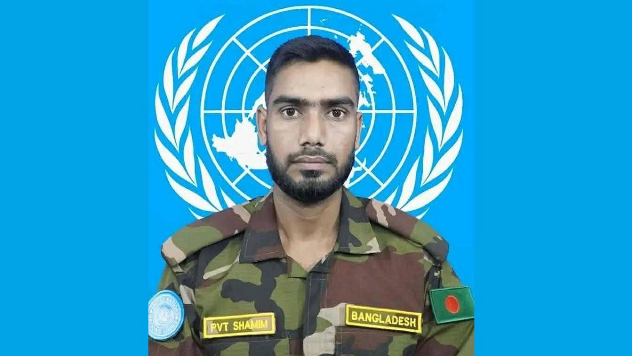 নিহত সেনাবাহিনীর সদস্য শামীম রেজা