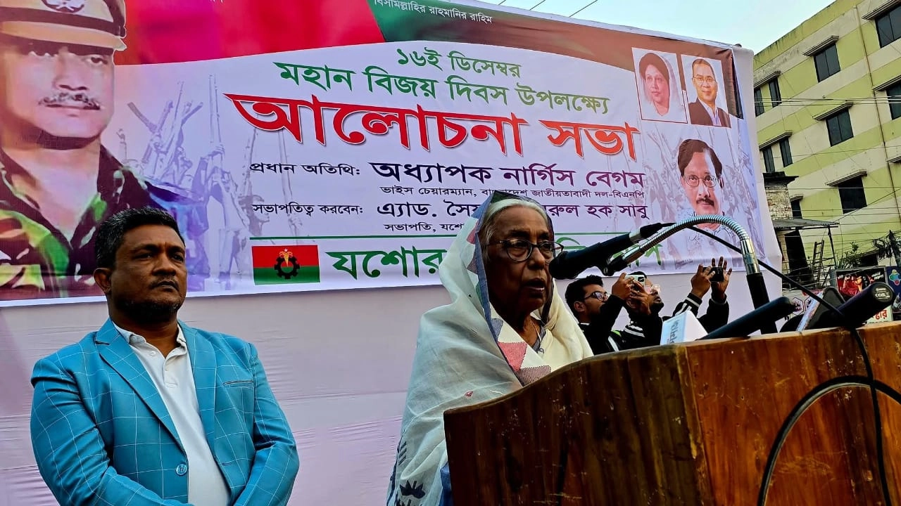 বিএনপির ভাইস চেয়ারম্যান অধ্যাপক নার্গিস বেগম