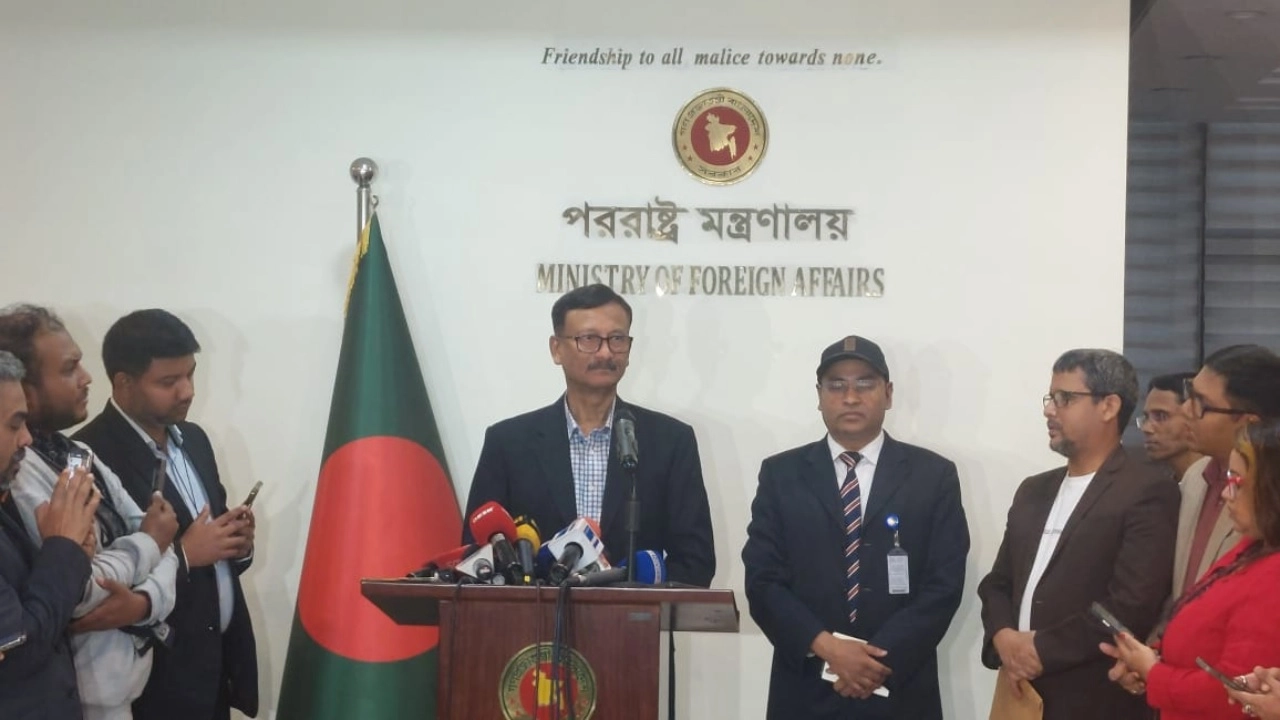 পররাষ্ট্র উপদেষ্টা মো. তৌহিদ হোসেন