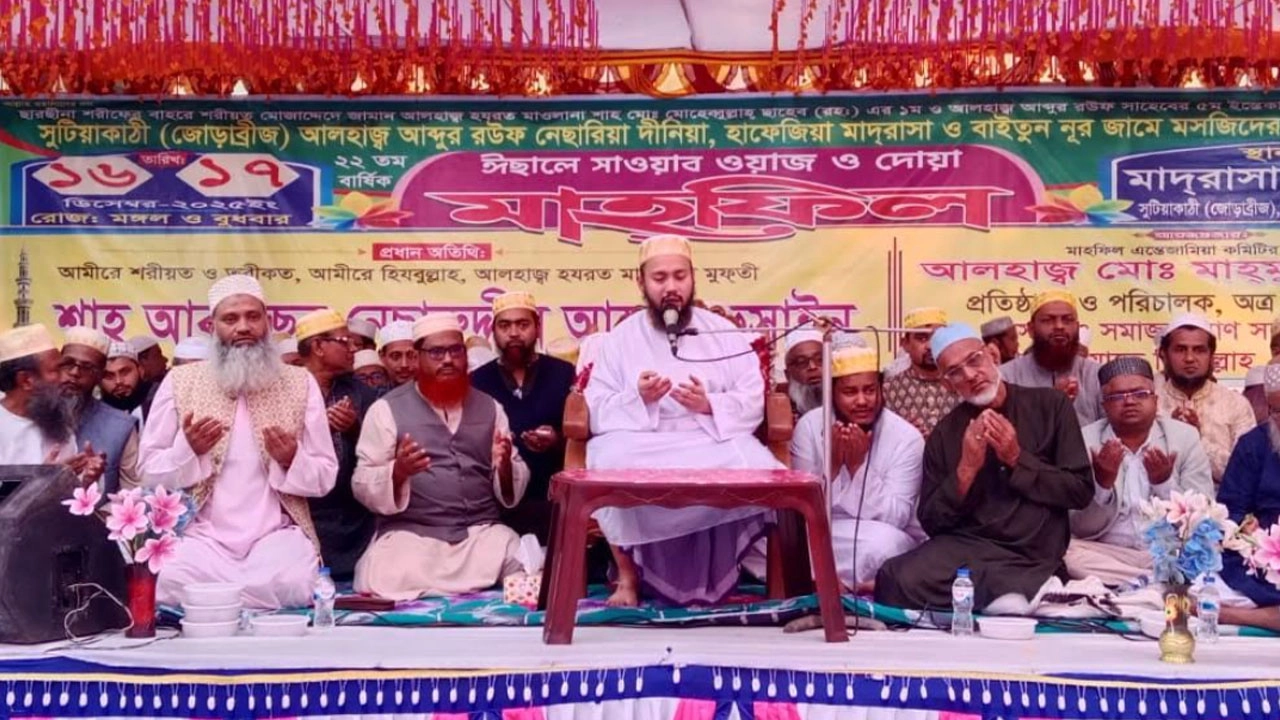 আমীরে হিযবুল্লাহ ছারছীনা শরীফের পীর সাহেব আলহাজ্ব হযরত মাওলানা শাহ্ আবু নছর নেছারুদ্দীন আহমদ হুসাইন (মা. জি. আ.)