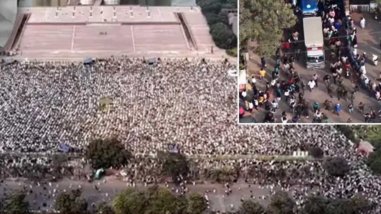 জুলাই বিপ্লবী শহিদ ওসমান হাদির জানাজার নামাজে জন্য মরদেহ নেয়া হচ্ছে জাতীয় সংসদ সংলগ্ন মানিক মিয়া অ্যাভিনিউতে