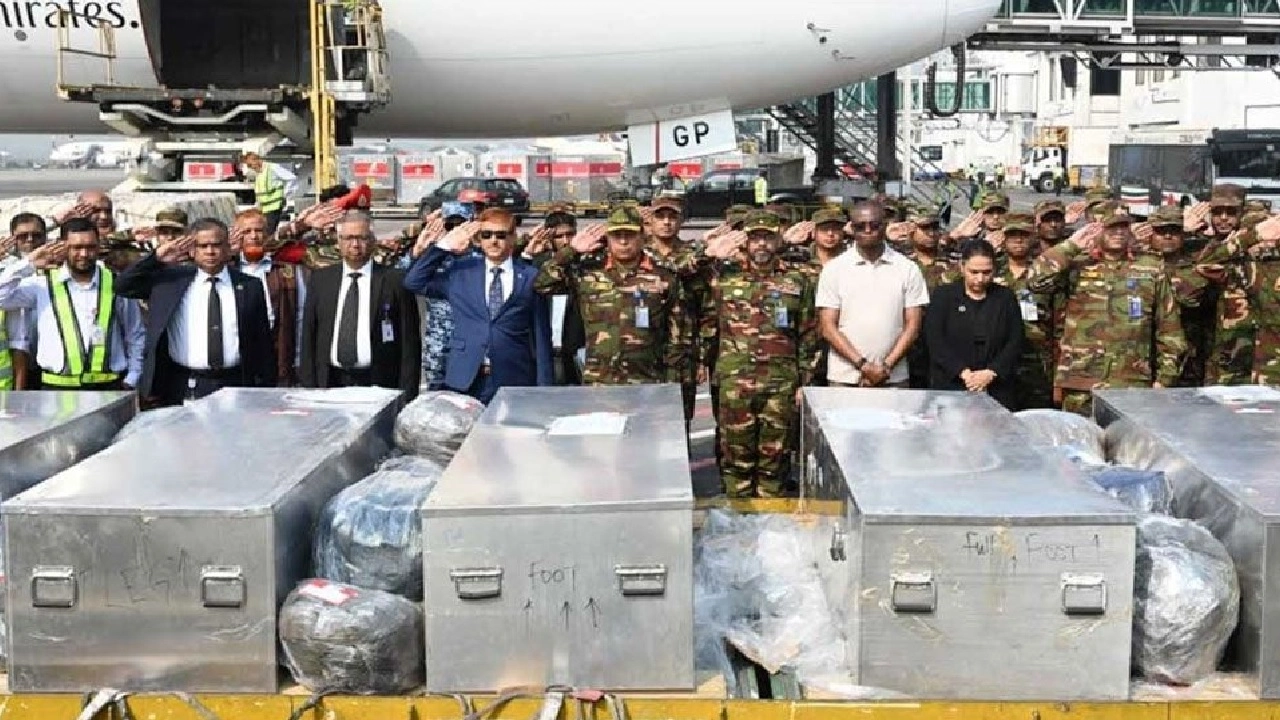 ড্রোন হামলায় শাহাদতবরণকারী ৬ বাংলাদেশি শান্তিরক্ষী