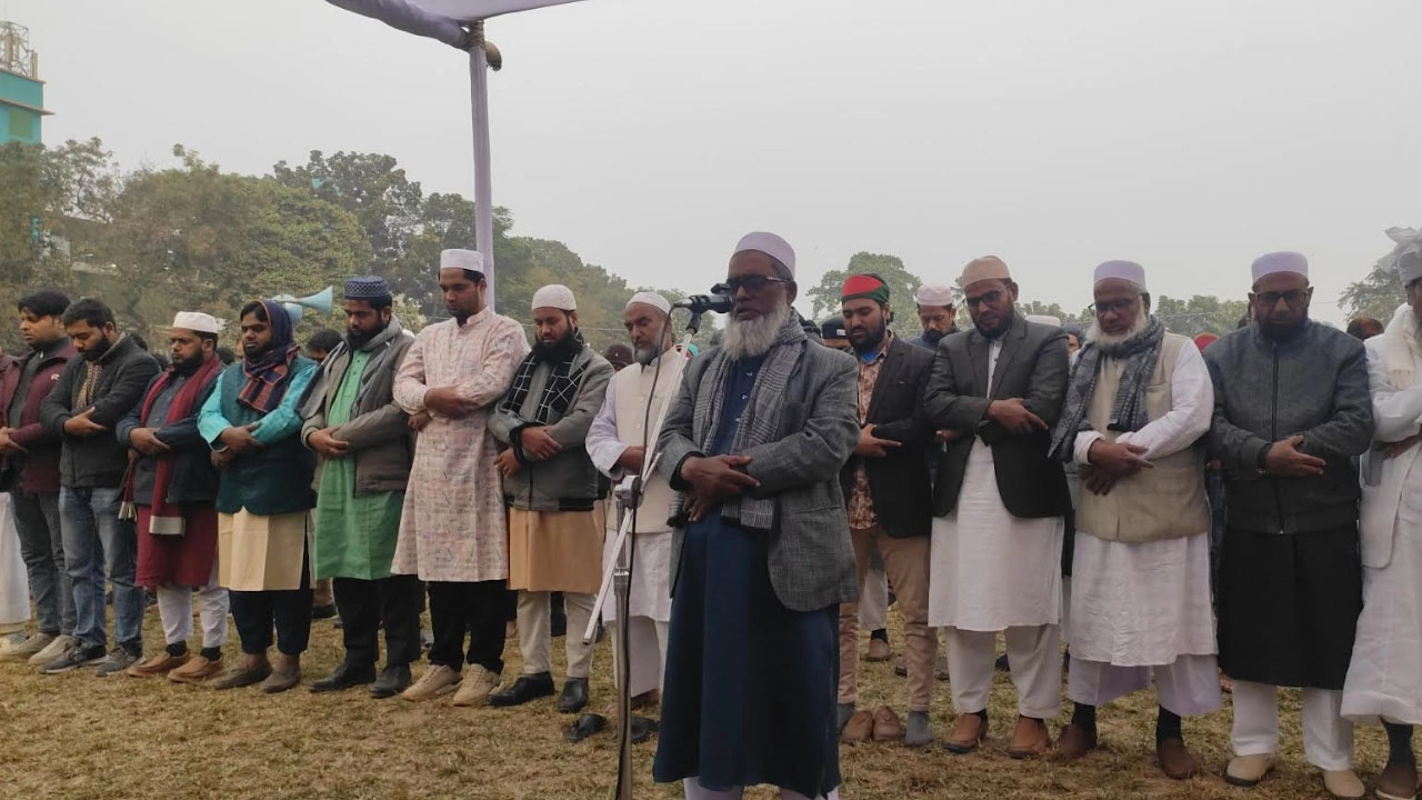 চাঁপাইনবাবগঞ্জে হাদির গায়েবানা জানাজা