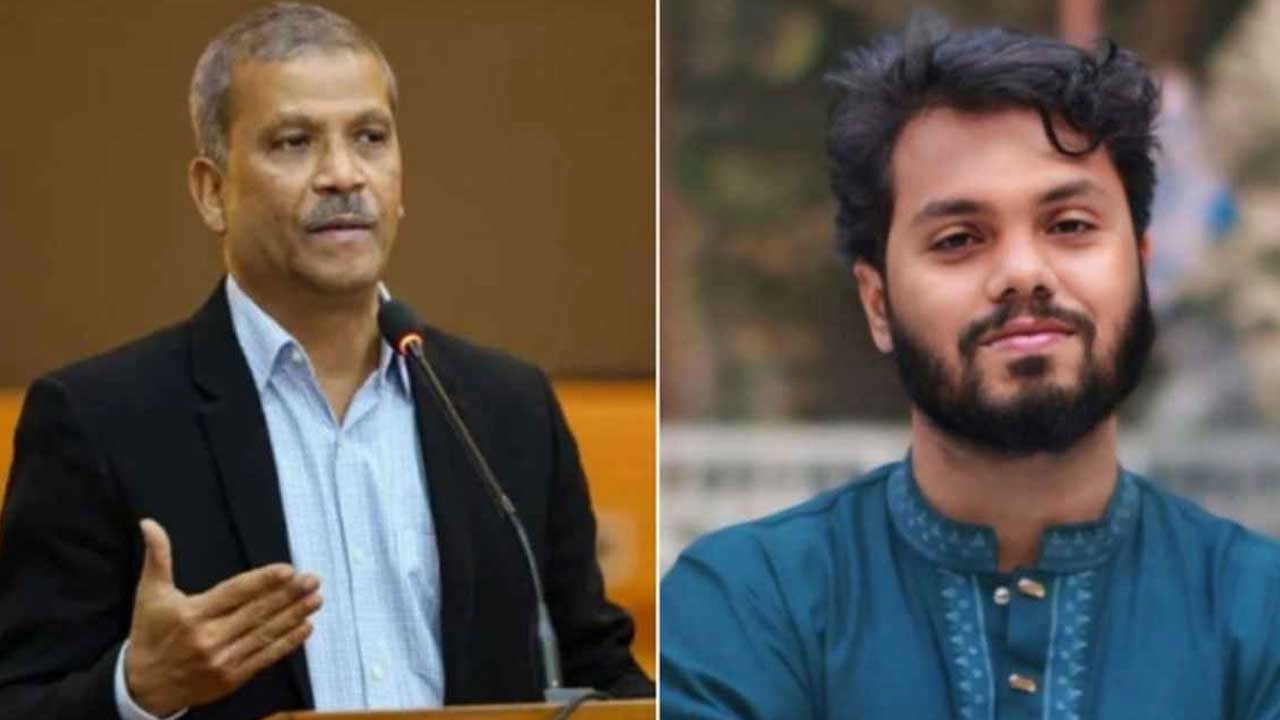 ড. আসিফ নজরুল ও শরিফ ওসমান হাদি-ফাইল ছবি