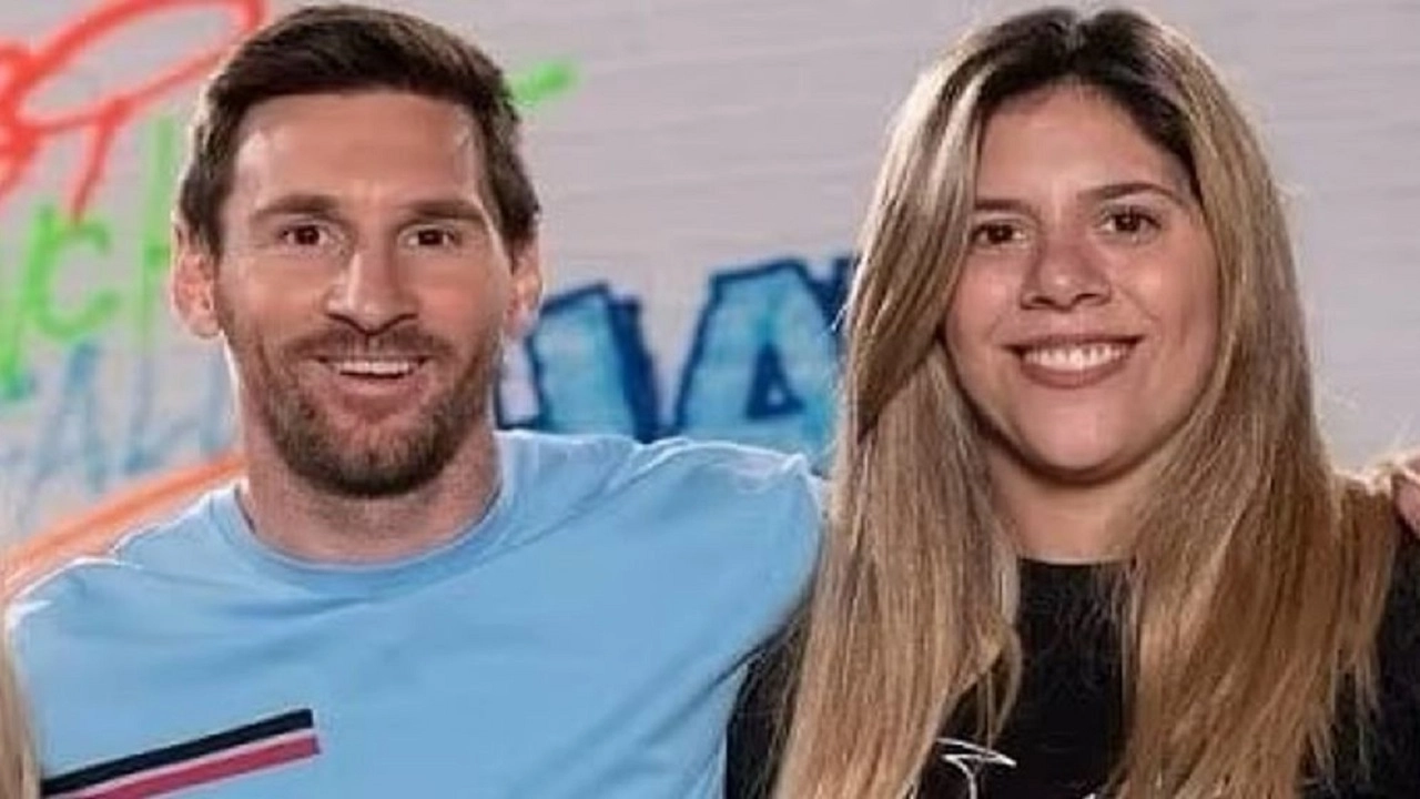 মেসি ও তার বোন মারিয়া সোল মেসি