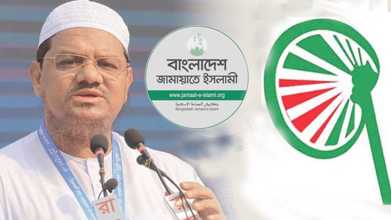 চরমোনাই পীর, জামায়াতের লোগো ও হাতপাখা