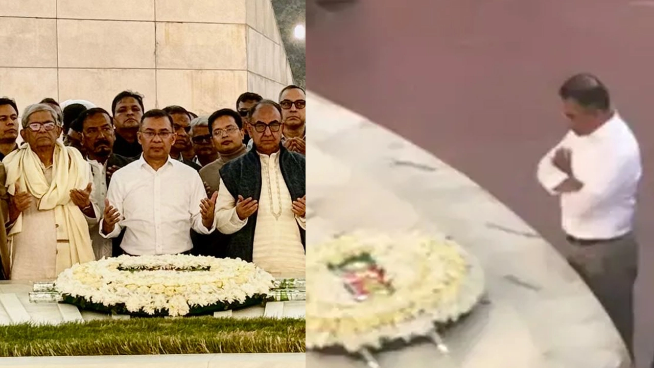 জিয়াউর রহমানের সমাধি জিয়ারত করেন বিএনপির ভারপ্রাপ্ত চেয়ারম্যান তারেক রহমান।