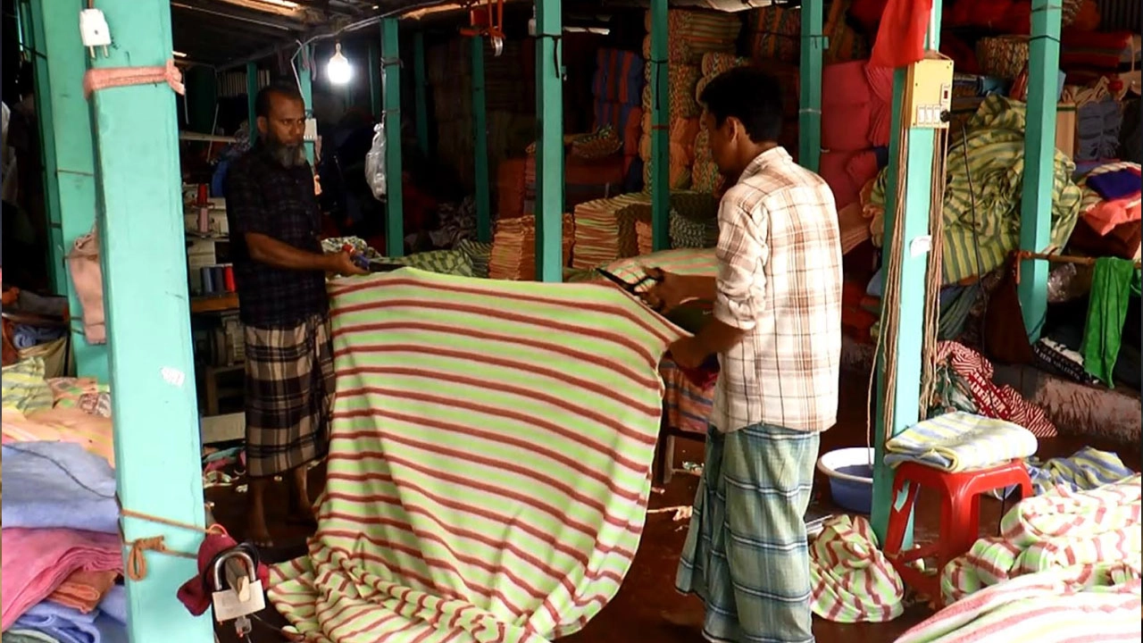 শিমুলদাইড় বাজার এখন বাংলাদেশের কম্বল শিল্প
