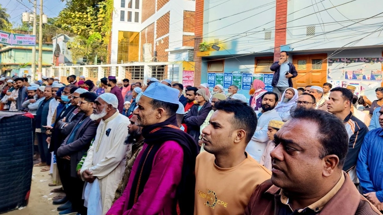 বেগম খালেদা জিয়ার জানাযা 