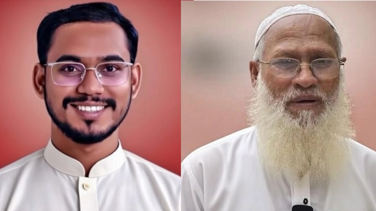 হান্নান মাসউদ ও তার বাবা আবদুল মালেক