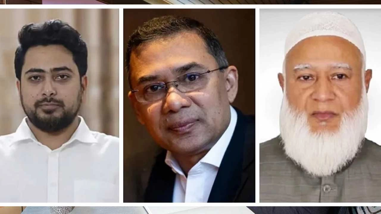 নাহিদ ইসলাম, তারেক রহমান, ডা. শফিকুর রহমান