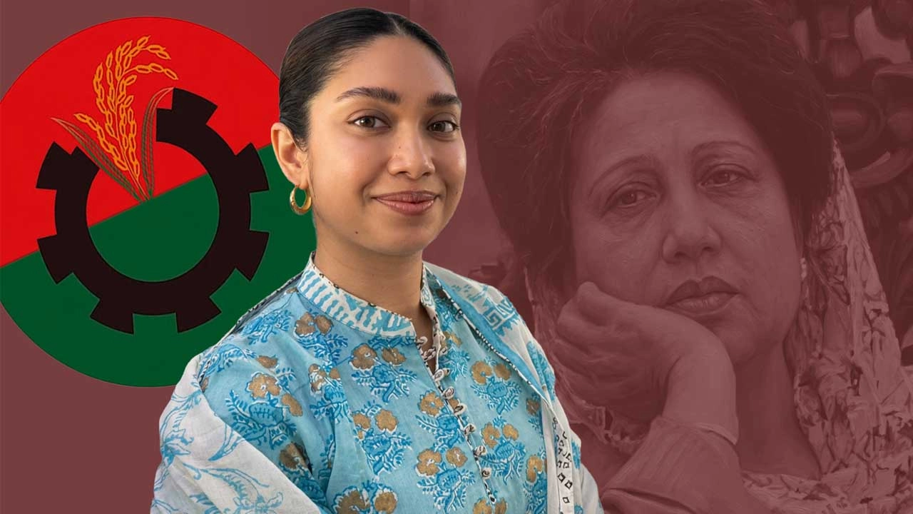 জাইমা রহমানের মধ্যে খালেদা জিয়ার প্রতিচ্ছবি দেখা যাচ্ছে বলে মন্তব্য করছেন বিশ্লেষকেরা।