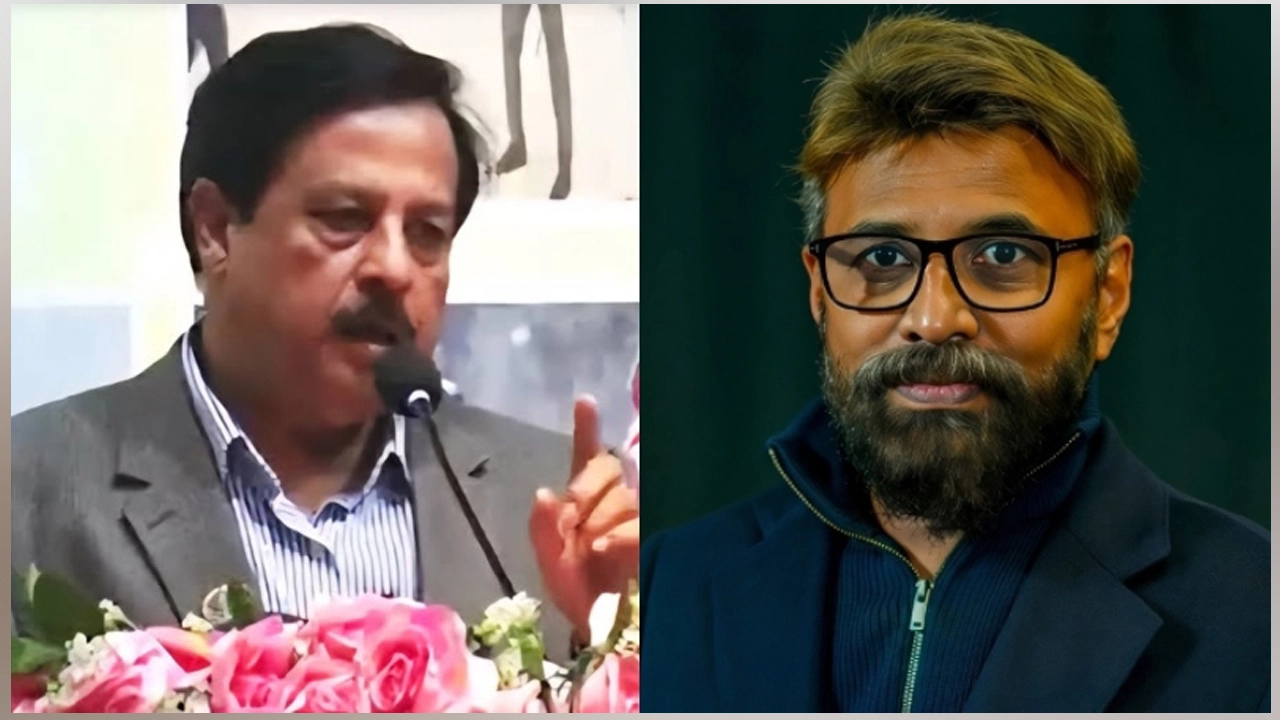 বাঁয়ে এ বি এম আব্দুস সাত্তার ও সালেহ শিবলী