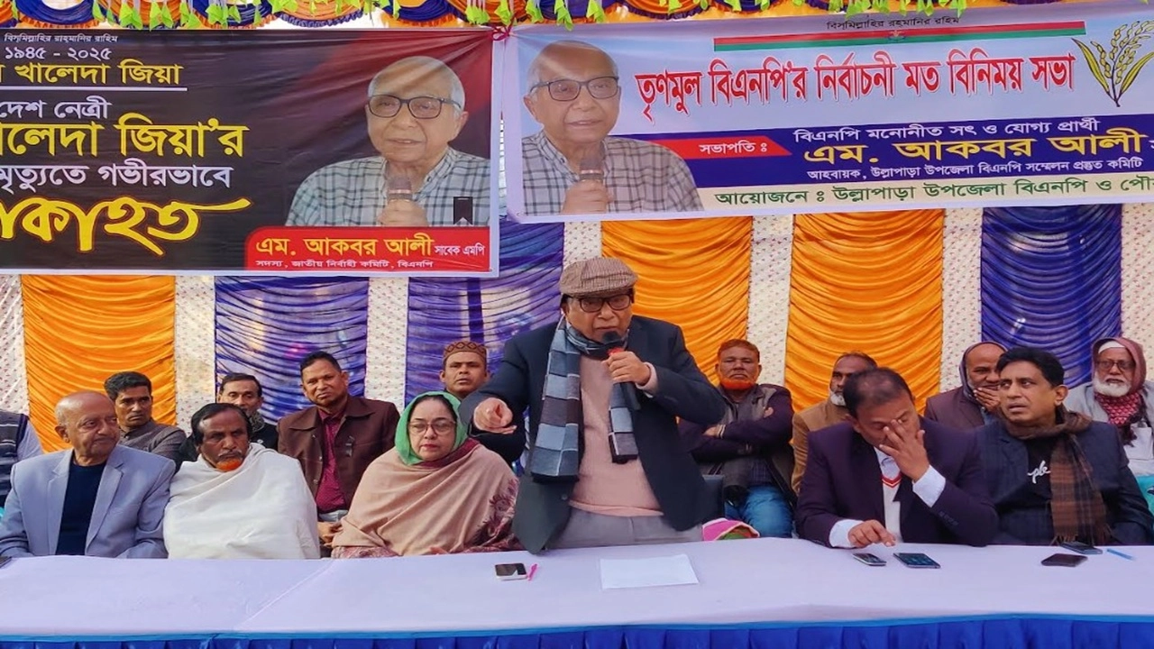 তৃনমুল বিএনপির নির্বাচনী মতবিনিময় সভা 