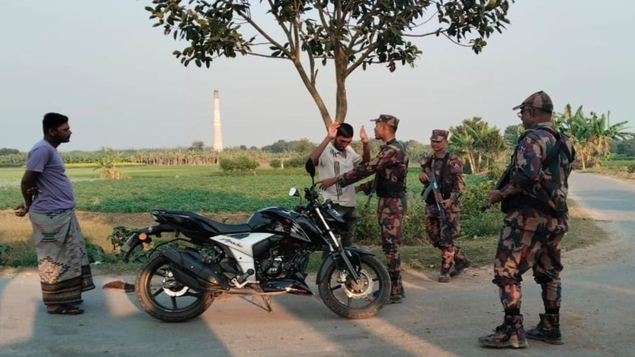 চুয়াডাঙ্গা সীমান্তে বিজিবির সতর্কতা