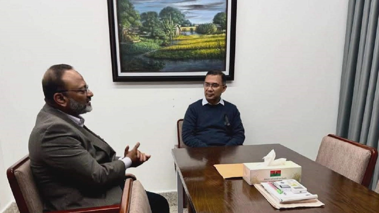 তারেক রহমানের সঙ্গে ঢাবি উপাচার্যের সাক্ষাৎ