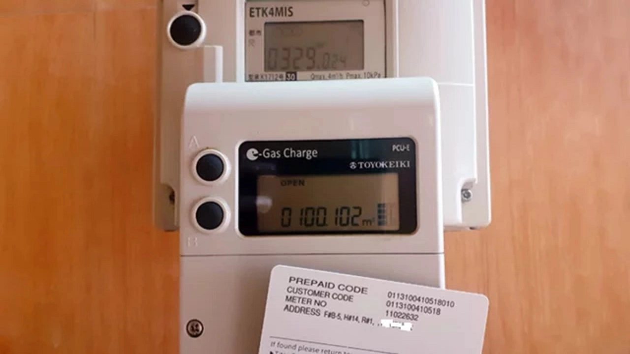 গ্যাসের মিটার