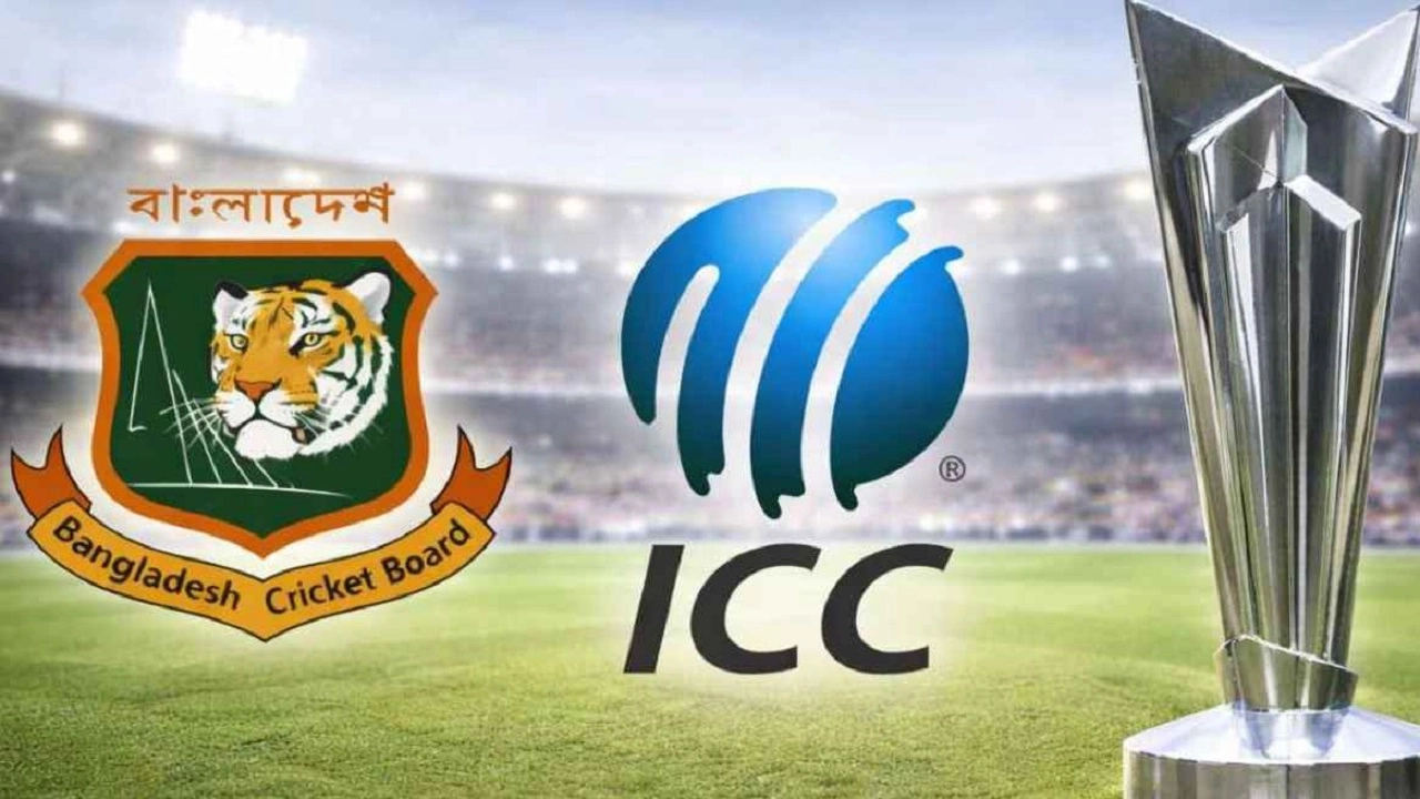 বিসিবি ও আইসিসির লোগো