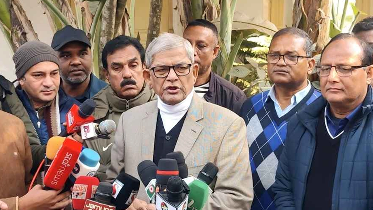 বিএনপির মহাসচিব মির্জা ফখরুল ইসলাম আলমগীর