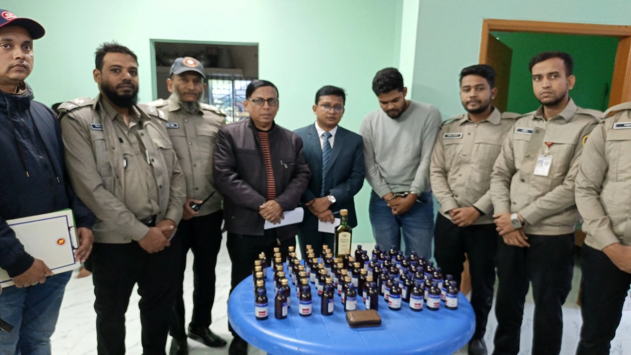 ফেনসিডিলসহ গ্রেফতার মাদক কারবারি