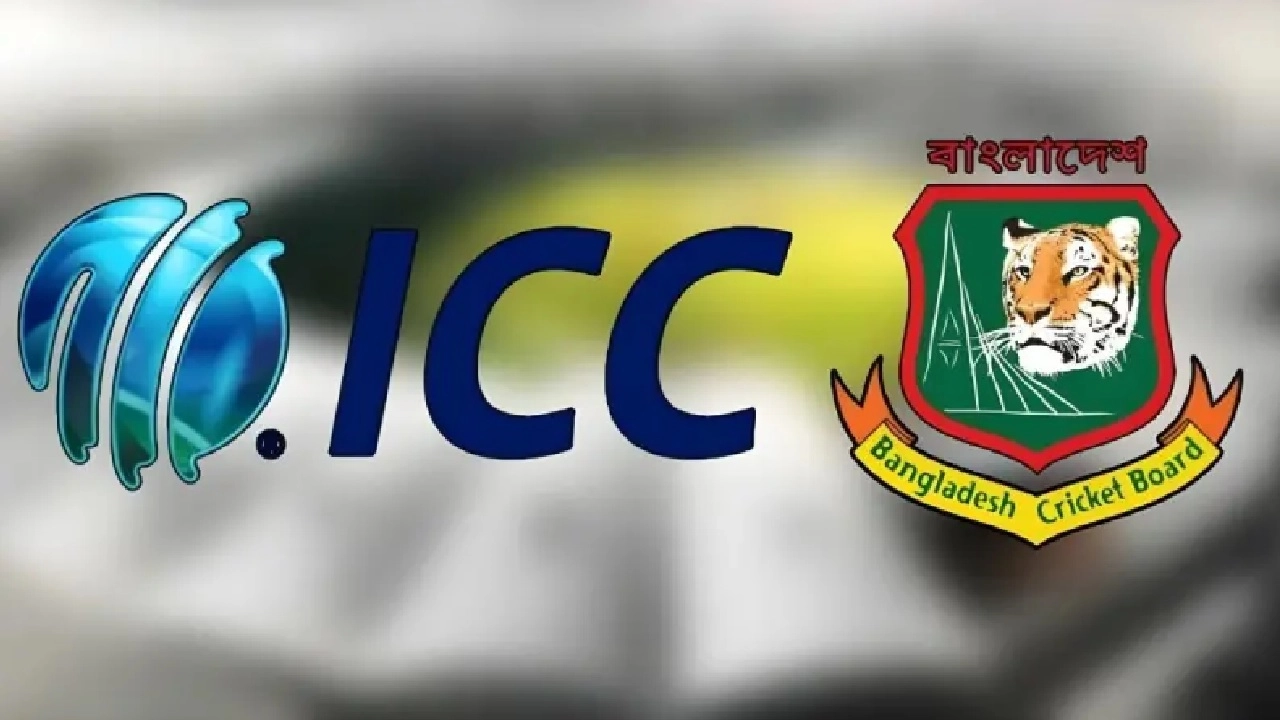 আইসিসি ও বিসিবির লোগো