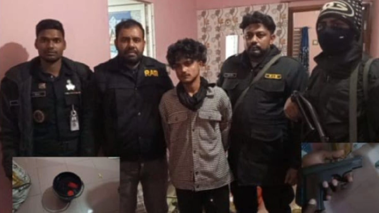 সাব্বির হোসেন ওরফে গোল্ডেন সাব্বিরকে আটক