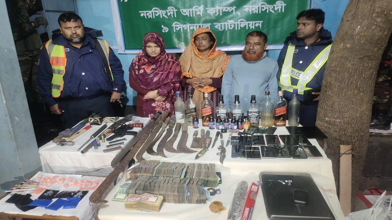 এক ব্যক্তিসহ ৭ জনকে আটক