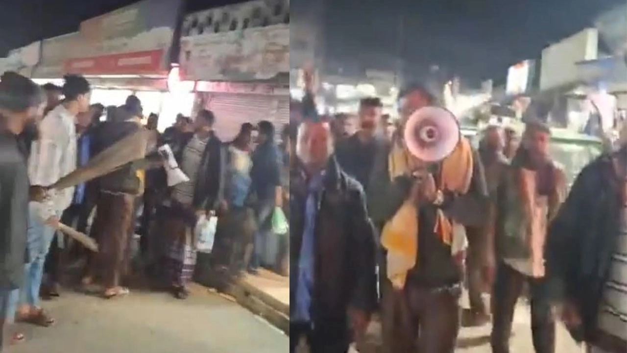 এসিল্যান্ডের বিরুদ্ধে ঝাড়ু মিছিল