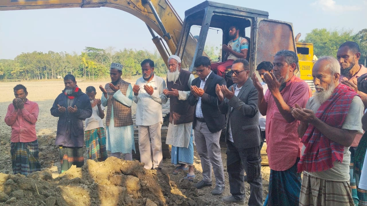 রাস্তার কাজের উদ্বোধন