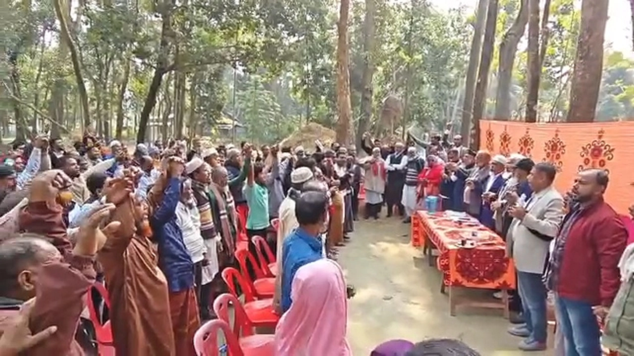 হাসান মামুনের পক্ষে বিএনপির শপথ