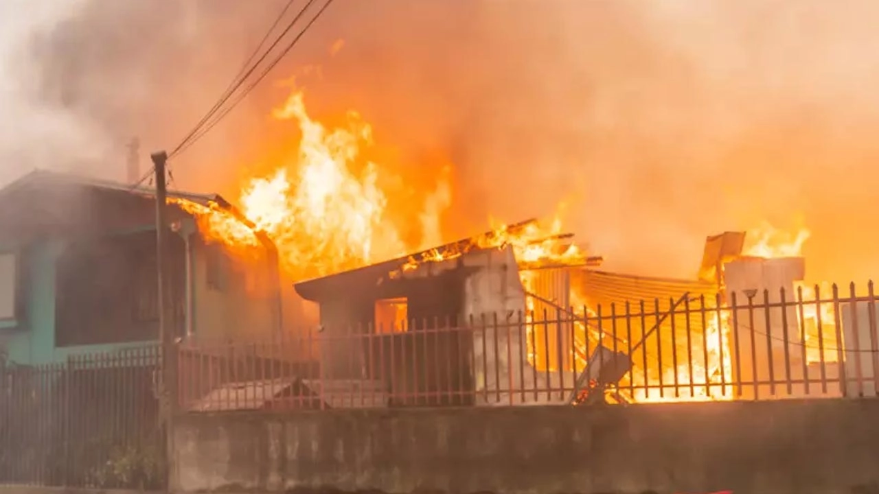 চিলির দক্ষিণাঞ্চলে ভয়াবহ দাবানল