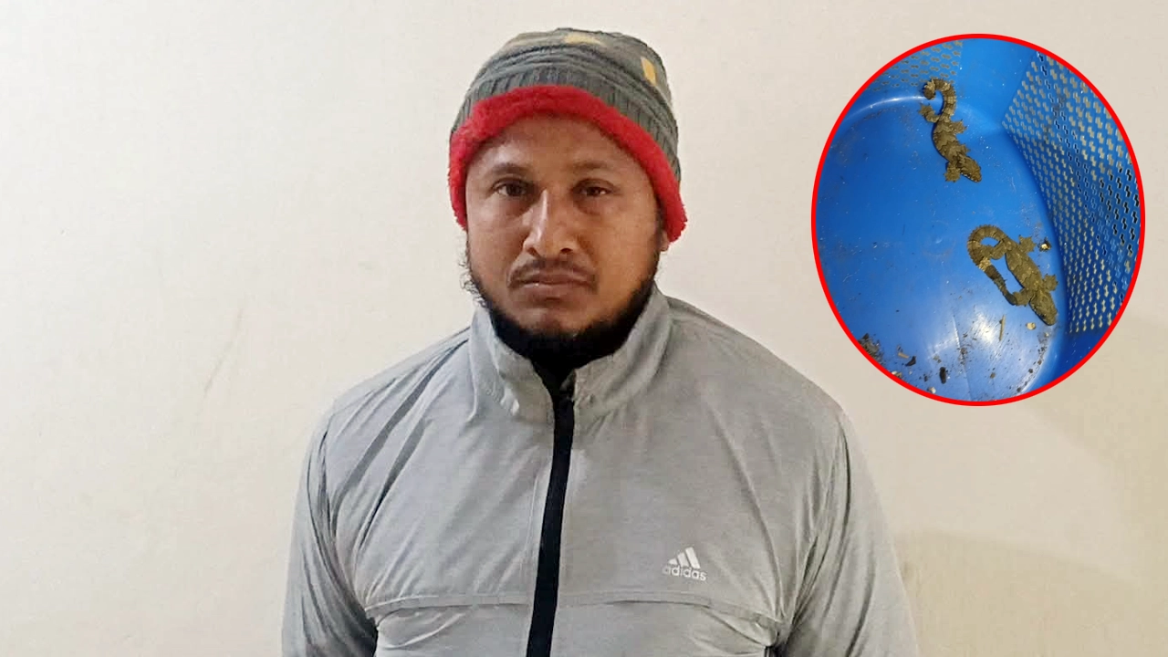 আটককৃত বদরুল ইসলাম (৩৭)