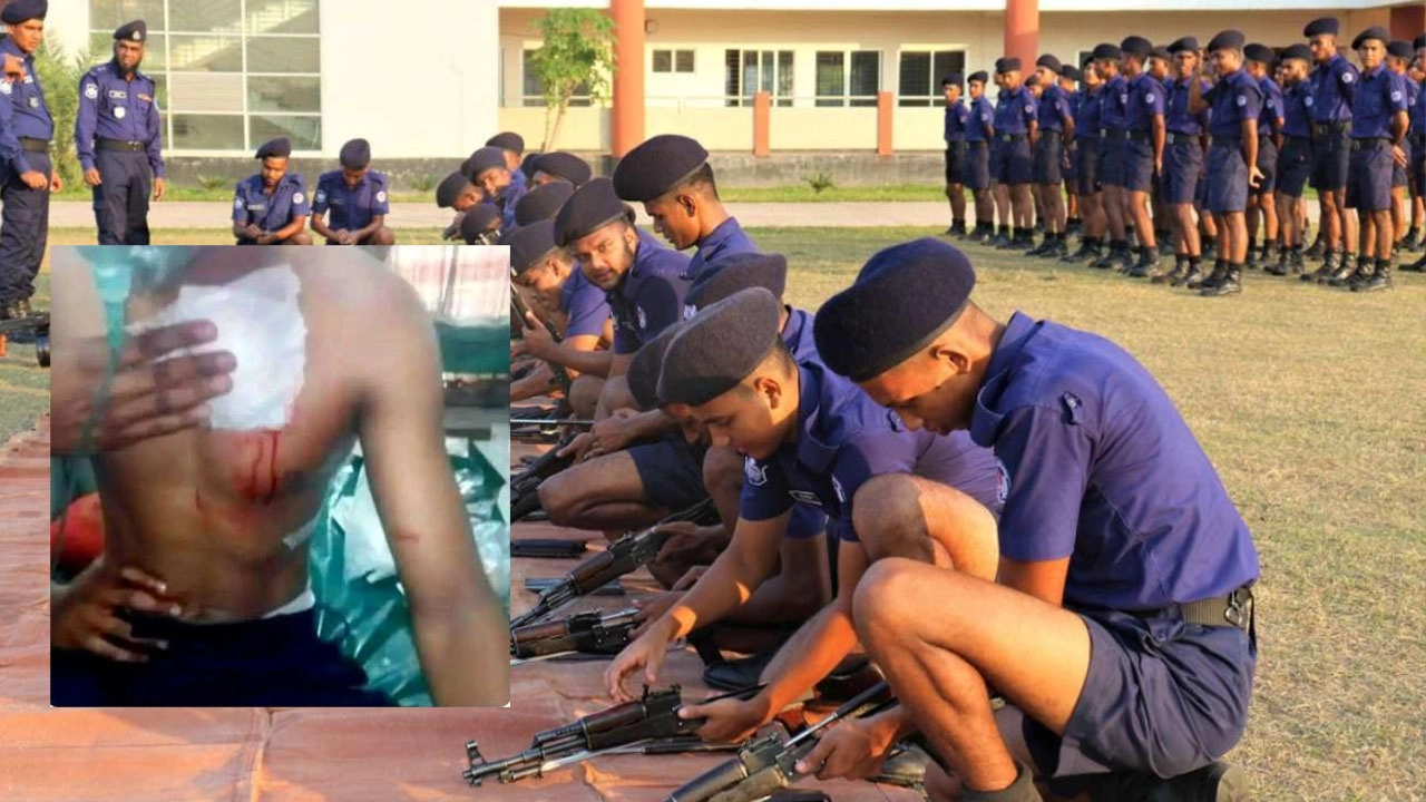 টাঙ্গাইলের মহেড়া পুলিশ ট্রেনিং সেন্টারে (পিটিসি) ফায়ারিং প্রশিক্ষণ